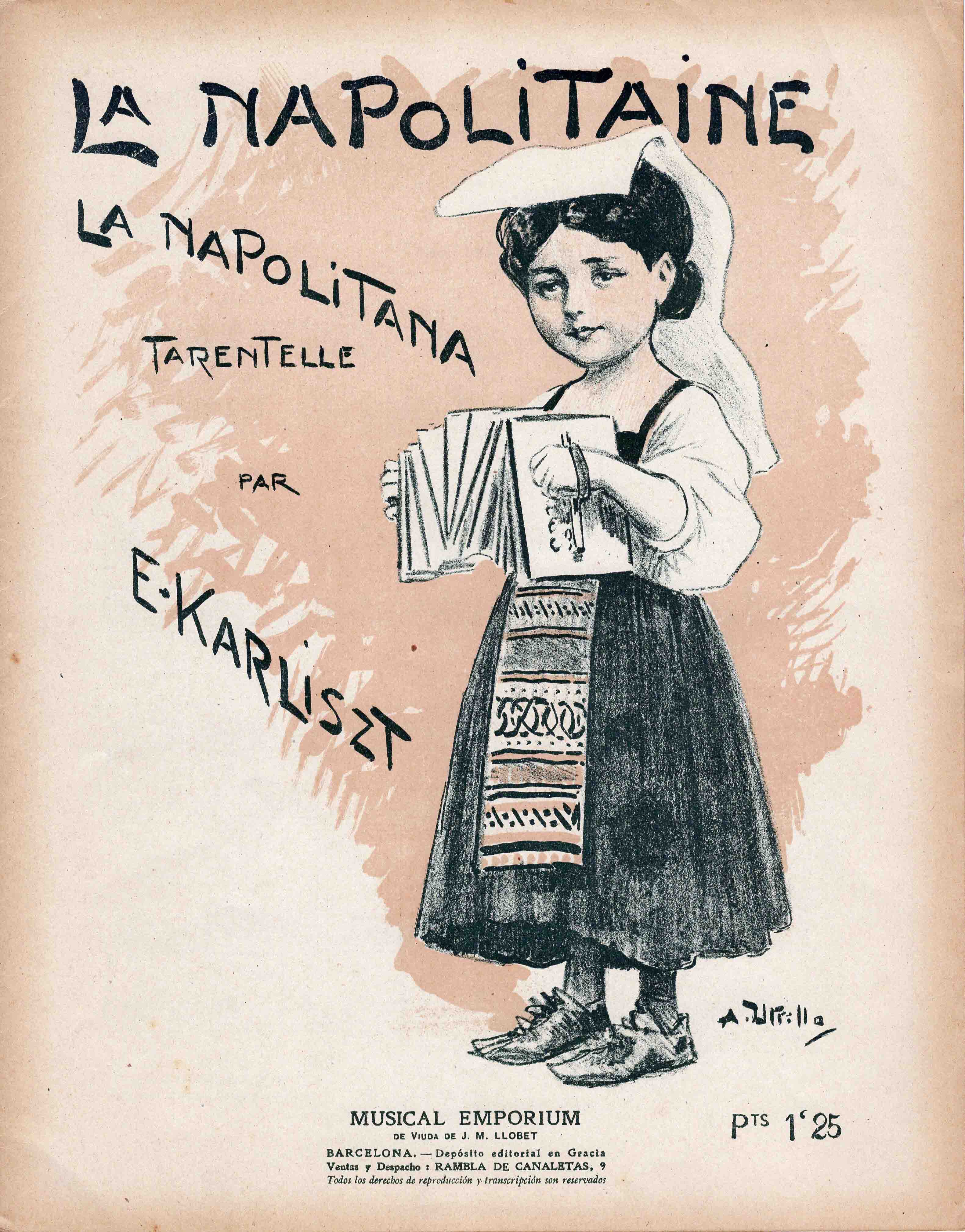 La napolitaine. Tarentelle